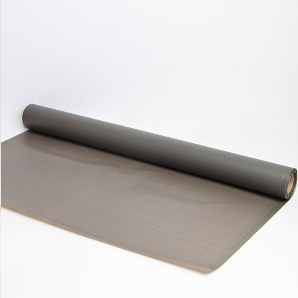 Grey - Gold Dashed Roll.
